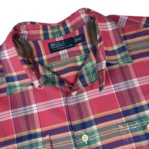 Polo Ralph Lauren XXL Plaid Button Down Shirt Men's Long Sleeve Casual